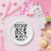 ロックイン犬の母と叔母の生活 ペーパープレート (パーティー)