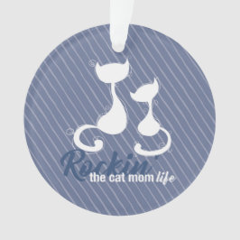 ロックイン猫の母の生活 オーナメント