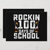 ロックイン100日のスクールロックギターヴィンテージ 招待状 (正面/裏面)