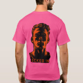 ロックイン – フォーカスされたミニマリストアートTシャツ Tシャツ (裏面)