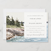 ロックイー・パイン山の海辺の週末パーティー 招待状 (正面)