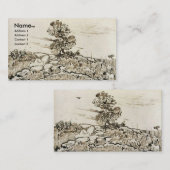 ロックウィズオークツリーヴァンゴッホファインアート 名刺 (正面/裏面)