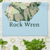 ロックウォレンの鳥ニュージーランド キッチンタオル (折り畳み)