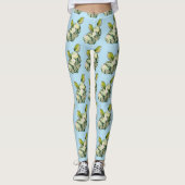 ロックウォレンの鳥ニュージーランド レギンス (正面)