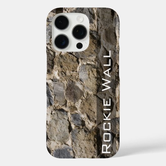 ロックウォールの写真背景 Case-Mate iPhoneケース (裏面)