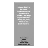 ロックウォール写真事業カスタム ラックカード (裏面)