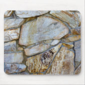 ロックウォール現実的なテクスチャロックハウンド写真 マウスパッド (正面)