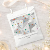 ロックウォール登山クライムバースデーパーティー フェイバーバッグ (クリップ留めされた状態)