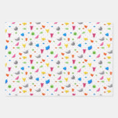 ロックウォール登山クライムバースデーパーティー ラッピングペーパーシート (正面3)