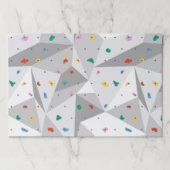 ロックウォール登山誕生日パーティー紙ランチョンマット ペーパーパッド (正面)