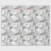 ロックウォール登山誕生日パーティー ラッピングペーパー (フラット)