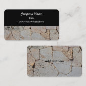 ロックウォール素朴名刺 名刺 (正面/裏面)