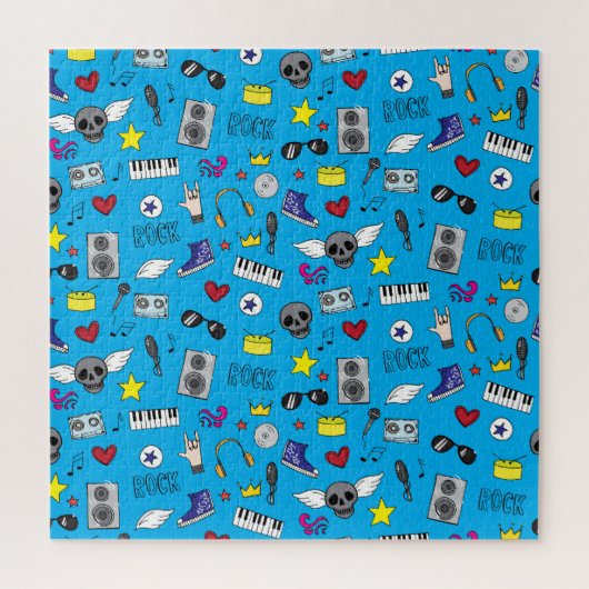 ロックエモ音楽パタ10代のーン ジグソーパズル (縦)
