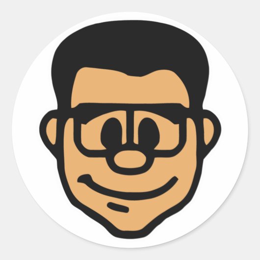 ロックエルゴノメヘッドステッカー ラウンドシール (正面)