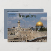 ロックエルサレムのドーム ポストカード (正面/裏面)