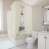 ロックオブエイジズライトハウス – ミシガン州 – SBD シャワーカーテン (インサイチュ)