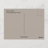 ロックオブカッシェル郡ティペラリー・アイルランド ポストカード (裏面)