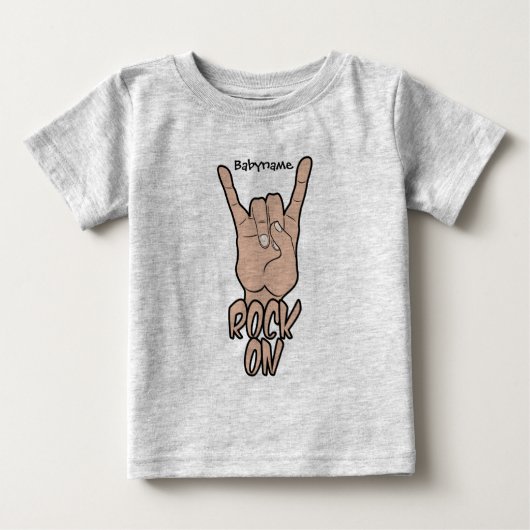 ロックオンカスタム服 ベビーTシャツ (正面)