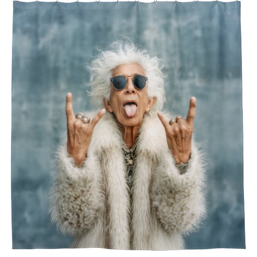 ロックオンスタイル シャワーカーテン (正面)