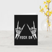 ロックオンバウンドTシャツ レディース ロックンロール 私のために カード (黄色い花)