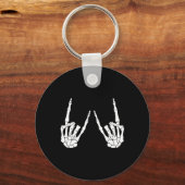 ロックオンバンドハロウィーン衣装ロックアンドロールマンW キーホルダー (正面)