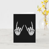 ロックオンバンドロックとロールハロウィーン衣装の男性W カード (黄色い花)