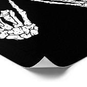 ロックオンバンドロックとロールハロウィーン衣装の男性W ポスター (角)