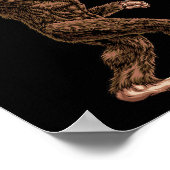 ロックオンビッグフットサスカッチラブロックアンドロールソン ポスター (角)