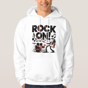 ロックオンフード付きスウェットシャツ パーカ