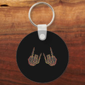 ロックオンロックスターバディコンサート – ハロウィーンSkelet キーホルダー (正面)