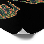 ロックオンロックスターバディコンサート – ハロウィーンSkelet ポスター (角)