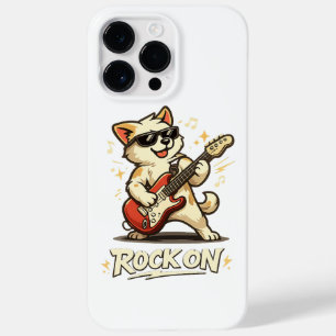 ロックオン ギター犬 楽しいロックミュージック Case-Mate iPhone 14 PRO MAXケース
