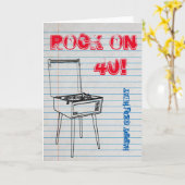 ロックオン!ハッピーバースデーカード カード (黄色い花)