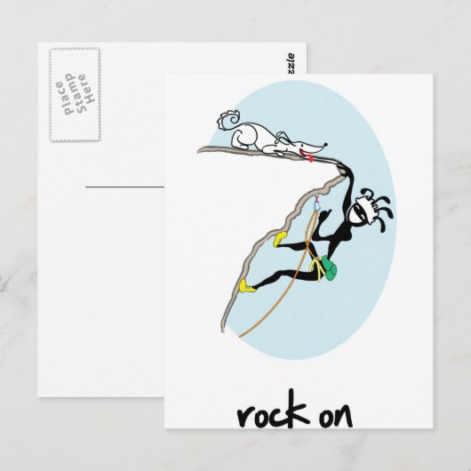 「ロックオン！」 ポストカード (正面/裏面)