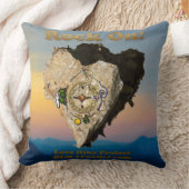 ロックオン!我が国の公保護園を愛で引き上げる クッション (ブランケット)