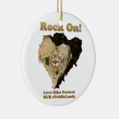 ロックオン!我が国の公保護園を愛で引き上げる セラミックオーナメント (右)