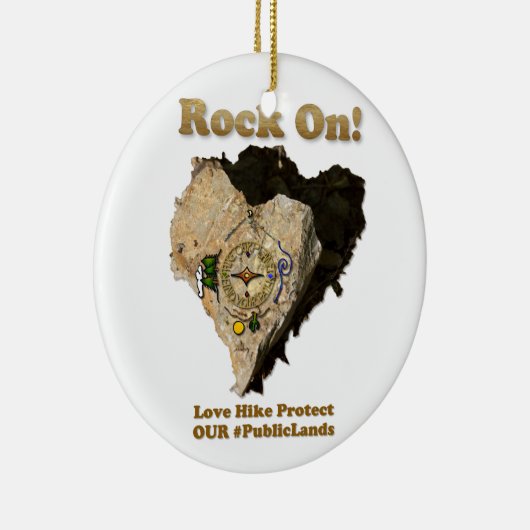 ロックオン！我が国の公保護園を愛で引き上げる セラミックオーナメント (右)