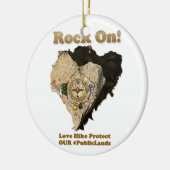 ロックオン!我が国の公保護園を愛で引き上げる セラミックオーナメント (左)