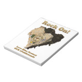 ロックオン!我が国の公保護園を愛で引き上げる ノートパッド (回転)