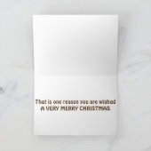 **ロックオン** & 良いクリスマスを カード (内部)