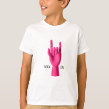 ロックオン、Tシャツイ子供へ