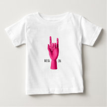 ロックオンTシャツトードラー、ベビー
