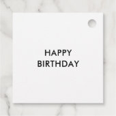 ロックカラフルクリスタルアートギフトラベル フェイバータグ (裏面)