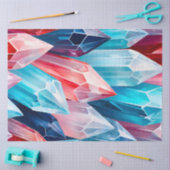 ロックカラフルクリスタルアートティッシュペーパー 薄葉紙 (クラフト)