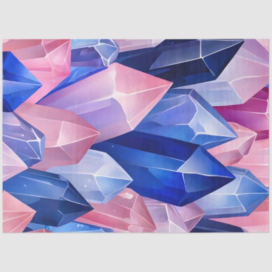 ロックカラフルクリスタルアートティッシュペーパー 薄葉紙 (正面)