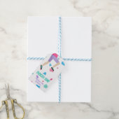 ロックカラフル登山パーティーガールギフトラベル ギフトタグ (より糸付き)