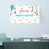 ロックカラフル登山パーティー 横断幕 (トレードショー)