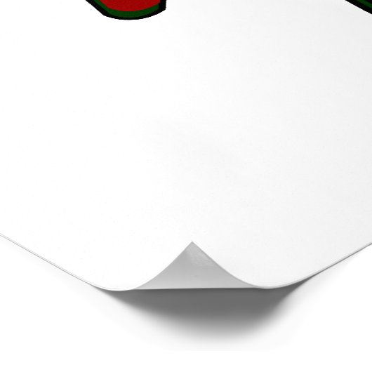 ロックカ数々のラーのギター ポスター (角)