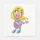 ロックガール紙ナプキンス スタンダードランチョンナプキン (正面)