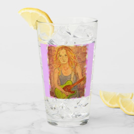 ロックガール タンブラーグラス (アイス正面)